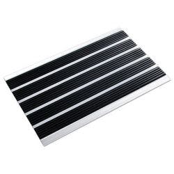 Fußmatte Professional Line Double Mat Anthrazit Aluminium, PVC 380 x 600 mm Produktbild