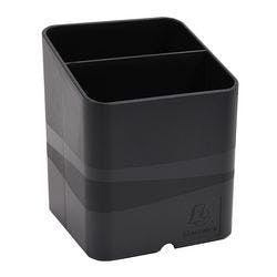 Exacompta Stifthalter 677014D Polystyrol Schwarz 7,4 x 7,4 x 9,3 cm 10 Stück Produktbild