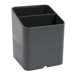 Exacompta Stifthalter 67707D Polystyrol Mausgrau 7,4 x 7,4 x 9,3 cm 10 Stück Produktbild