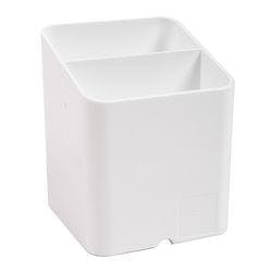 Exacompta Stifthalter 67713D Polystyrol Weiß 7,4 x 7,4 x 9,3 cm 10 Stück Produktbild