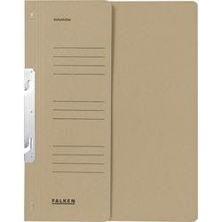 Falken Hakenmappe halber Deckel und Verschlussmittelchansim DIN A4 Grau Pappe Manila Produktbild