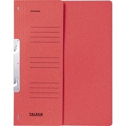 Falken Hakenmappe halber Deckel und Verschlussmittelchansim DIN A4 Rot Karton Produktbild