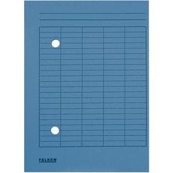 Falken Umlaufmappe mit 2 Löchern und Druck auf Vorderseite DIN A4 Manila Blau 22 x 31,8 cm 100 Stück Produktbild