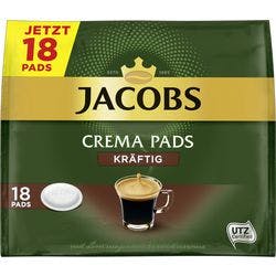 Jacobs Crema-Kaffeepads Stark 18 Stück à 6,5 g Produktbild