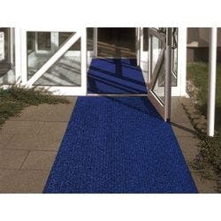 etm Sicherheitsmatte PES, Glasgarn, PVC Blau 1200 x 3000 mm Produktbild