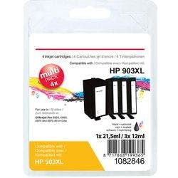 Viking 903XL Kompatibel HP Tintenpatrone 3HZ51AE Schwarz, Cyan, Magenta, Gelb Multipack 4 Stück Produktbild