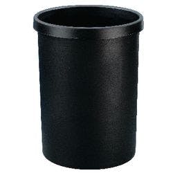 helit Papierkorb Polyethylen Schwarz 45L 48 cm Produktbild