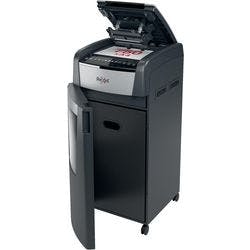 Rexel Optimum AutoFeed+ 750X Automatischer Aktenvernichter Partikelschnitt Sicherheitsstufe P-4 825 Blatt Produktbild
