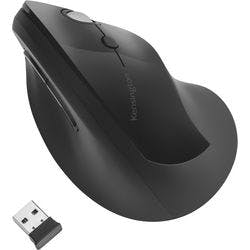 Kensington Pro Fit Kabellose Maus Ergonomisch Vertikal K75501EU Optisch Für Rechtshänder USB-A-Nano-Empfänger Schwarz Produktbild