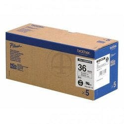 Brother Schriftband Weiß HE-261V5 5 Stück Produktbild