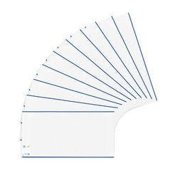 HERMA Buchumschlag Transparent 27 x 54 cm 10 Stück Produktbild
