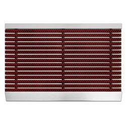 Fußmatte Professional Line Profi Brush Rot Aluminium, Nylon 600 x 900 mm Produktbild
