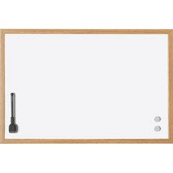 magnetoplan Whiteboard mit MDF Rahmen Magnetisch Wandmontierbar 60 x 40 cm Produktbild