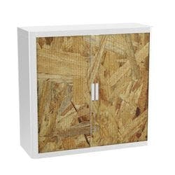 Paperflow Rollladenschrank PP (Polypropylen) 2 Fachböden abschließbar 1.100 x 415 x 1.040 mm Produktbild