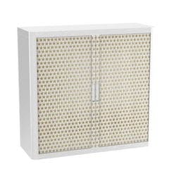 Paperflow Rollladenschrank PP (Polypropylen) 2 Fachböden abschließbar 1.100 x 415 x 1.040 mm Produktbild