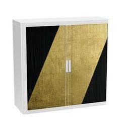 Paperflow Rollladenschrank PP (Polypropylen) 2 Fachböden abschließbar 1.100 x 415 x 1.040 mm Produktbild