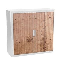 Paperflow Rollladenschrank PP (Polypropylen) 2 Fachböden abschließbar 1.100 x 415 x 1.040 mm Produktbild