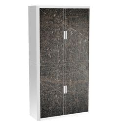 Paperflow Rollladenschrank PP (Polypropylen) 4 Fachböden abschließbar 1.100 x 415 x 2.040 mm Produktbild