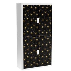 Paperflow Rollladenschrank PP (Polypropylen) 4 Fachböden abschließbar 1.100 x 415 x 2.040 mm Produktbild