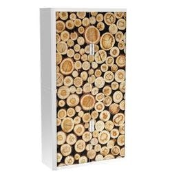 Paperflow Rollladenschrank PP (Polypropylen) 4 Fachböden abschließbar 1.100 x 415 x 2.040 mm Produktbild