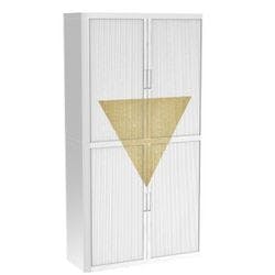 Paperflow Rollladenschrank PP (Polypropylen) 4 Fachböden abschließbar 1.100 x 415 x 2.040 mm Produktbild Print Hauptbild L