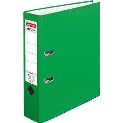 herlitz maX.file protect Ordner DIN A4 80 mm Hellgrün 2 Ringe 11053667 Pappkarton, PP (Polypropylen) Texturiert Hochformat Produktbild