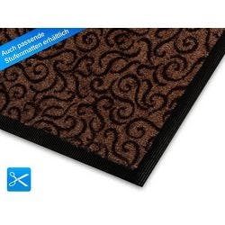 Eingangsmatte Floordirekt STEP Brasil Braun Polyamid, PVC 400 x 600 mm Produktbild