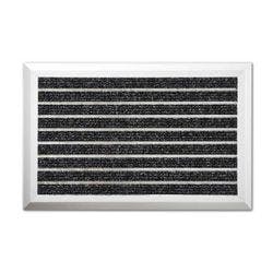 Eingangsmatte Professional Line Optimum Mat Schwarz Aluminium, Grobfaser-Rips 390 x 600 mm Produktbild