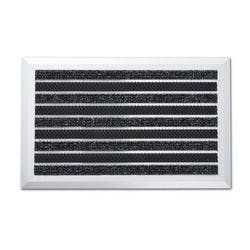 Fußmatte Professional Line Optimum Mat Rip Anthrazit Aluminium, Grobfaser-Rips 390 x 600 mm Produktbild