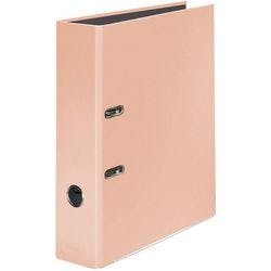 Falken Pastel Color Ordner DIN A4 80 mm Pfirsich 2 Ringe Pappkarton Glänzend Produktbild