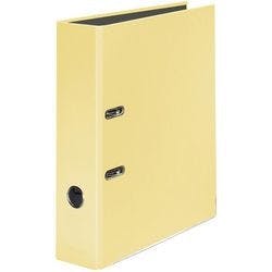 Falken Pastel Color Ordner DIN A4 80 mm Vanille 2 Ringe Pappkarton Glänzend Produktbild