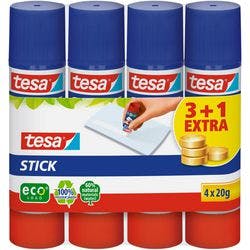 tesa Klebestift Stick 20 g Weiß 57088-00200-00 4 Stück à 20 g Produktbild
