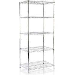 Office Marshal Gitterregal Himalaya Verzinkt 4 Fächer 900 x 450 x 1.600 mm Produktbild