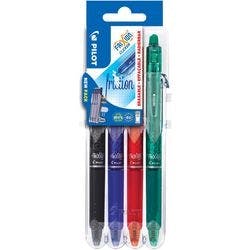 Pilot FriXion Ball Clicker Kugelschreiber Farbig sortiert 0.35 mm Mittel Kegelförmig Nicht nachfüllbar 4 Stück Produktbild