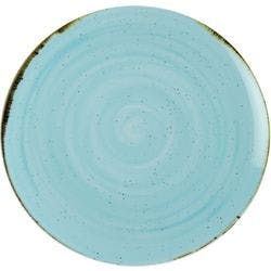 Teller Nova Saturno Blau gesprenkelt Porzellan 12 Stück 21 cm Produktbild
