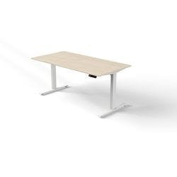 Kerkmann Move 3 Sitz-Stehschreibtisch Rechteckig Ahorn T-Fuß 1.600 (B) x 800 (T) x 1.200 (H) mm Holz Produktbild