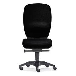 SITWELL STEIFENSAND Bürostuhl Lady Comfort M Höhenverstellbares Schwarz 130 Kg Ergonomische Rückenstütze Produktbild