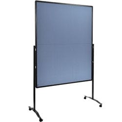 Legamaster PREMIUM PLUS Filz Pinnwand Magnetisch Freistehend 126 (B) x 58 (T) x 196 (H) cm Aluminium Blau, Grau Produktbild