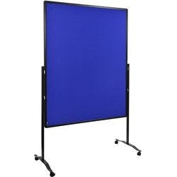 Legamaster PREMIUM PLUS Moderationswand, höhenverstellbar, Hoch- und Querformat, Filz, marineblau Produktbild