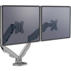 Fellowes Doppelmonitor-Arm Eppa höhenverstellbar 480 x 1000 X 560 mm 39 Zoll Silber Produktbild