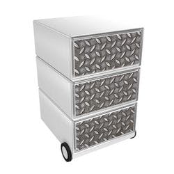 PAPERFLOW Rollcontainer easyBox 3 horizontale Schubladen 642x390x436mm PERSO CALISSONS Produktbild