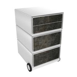 PAPERFLOW Rollcontainer easyBox 4 horizontale Schubladen 642x390x436mm PERSO VULNUS Produktbild
