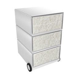 PAPERFLOW Rollcontainer easyBox 4 horizontale Schubladen 642x390x436mm PERSO DAUNE Produktbild