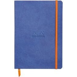 Rhodia Notizbuch DIN A5 Liniert Blau Nicht perforiert 160 Seiten 80 Blatt Produktbild