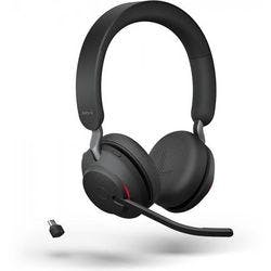 Jabra Evolve2 65 Kabellos Stereo Headset Schwarz Produktbild