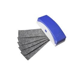 Ultradex Tafelwischer 8515 magnetisch Blau mit 5 Ersatzstreifen Produktbild