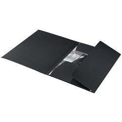 Leitz Eckspannmappe Schwarz Recycelt 100% Karton Produktbild