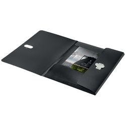 Leitz Eckspannmappe DIN A4 Schwarz Recycelt 80% Kunststoff 80 g/m² Produktbild