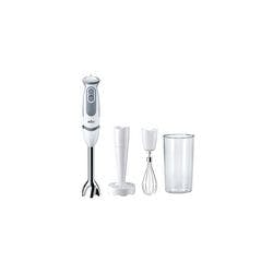 Braun Stabmixer MQ5207WH 1000 W Edelstahl, Kunststoff Grau, Weiß Produktbild