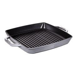 Staub Grillpfanne induktion quadratisch 33cm Graphit-grau Produktbild